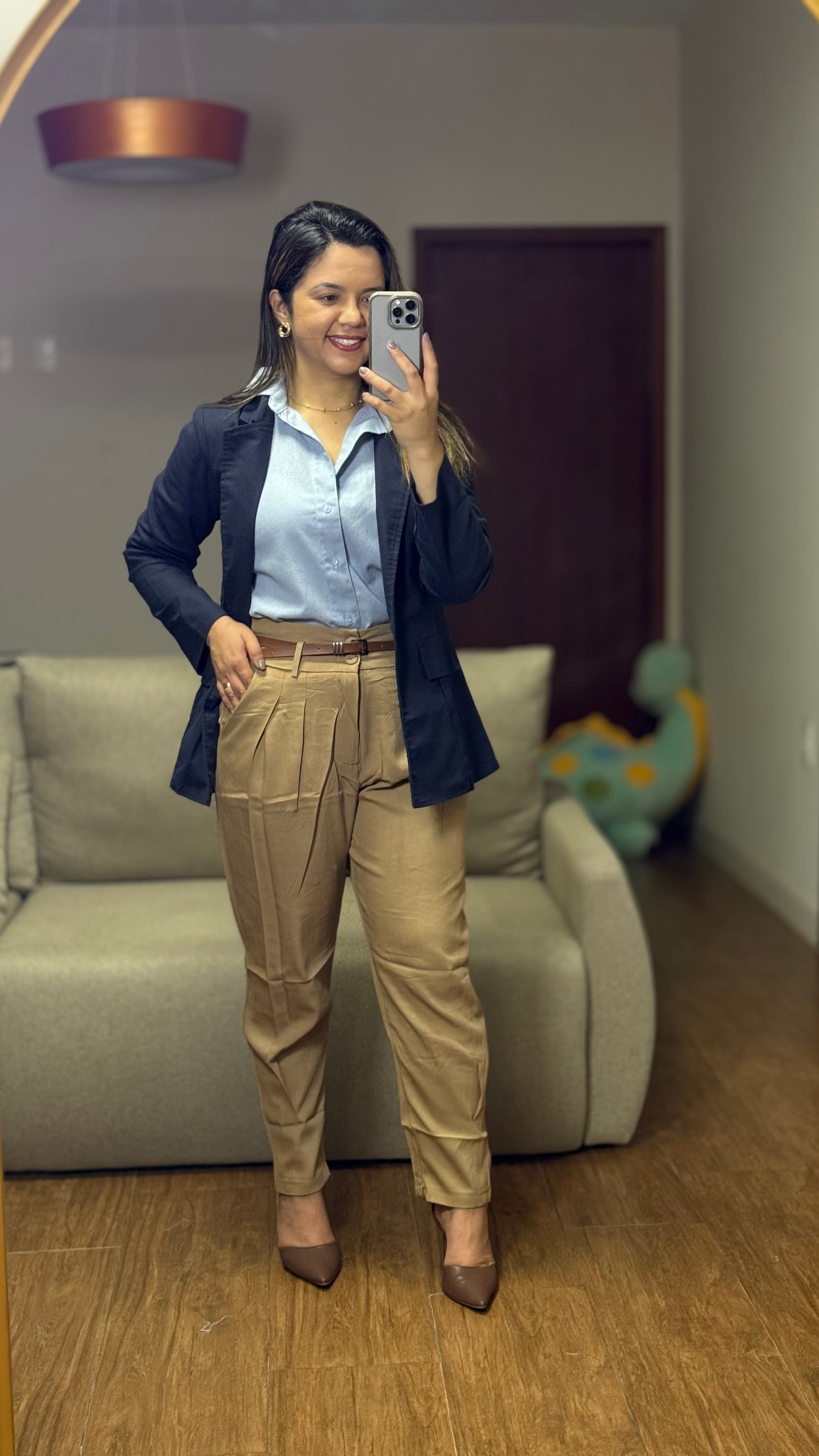 CALÇA ESTEFANY EM ALFAIATARIA