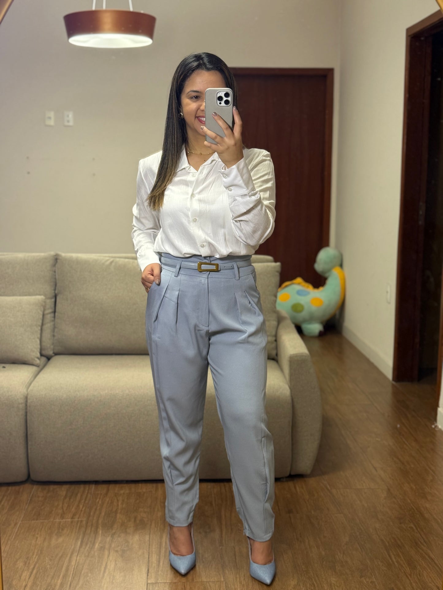 CALÇA ESTEFANY EM ALFAIATARIA