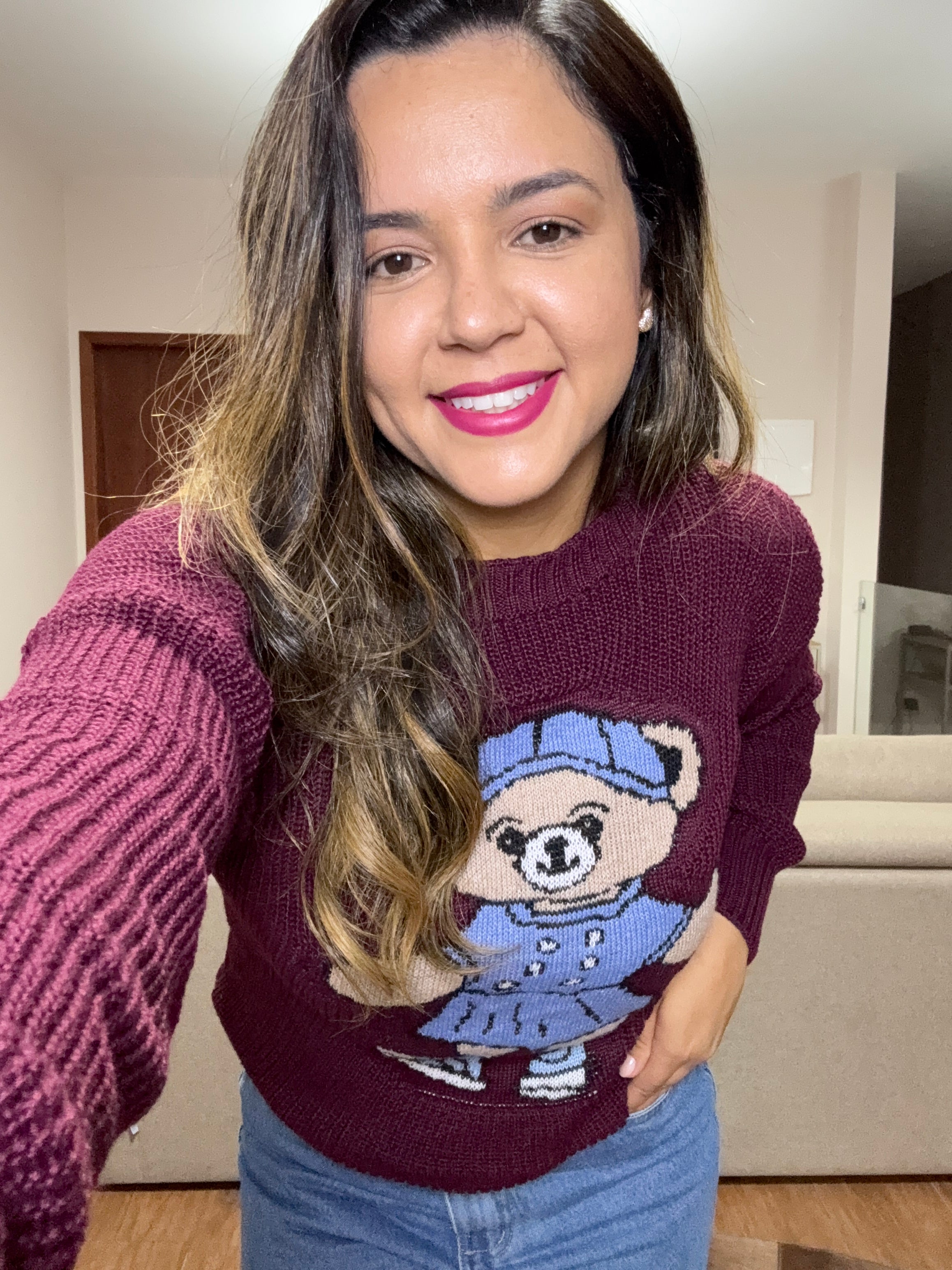 BLUSA TRICÔ URSO