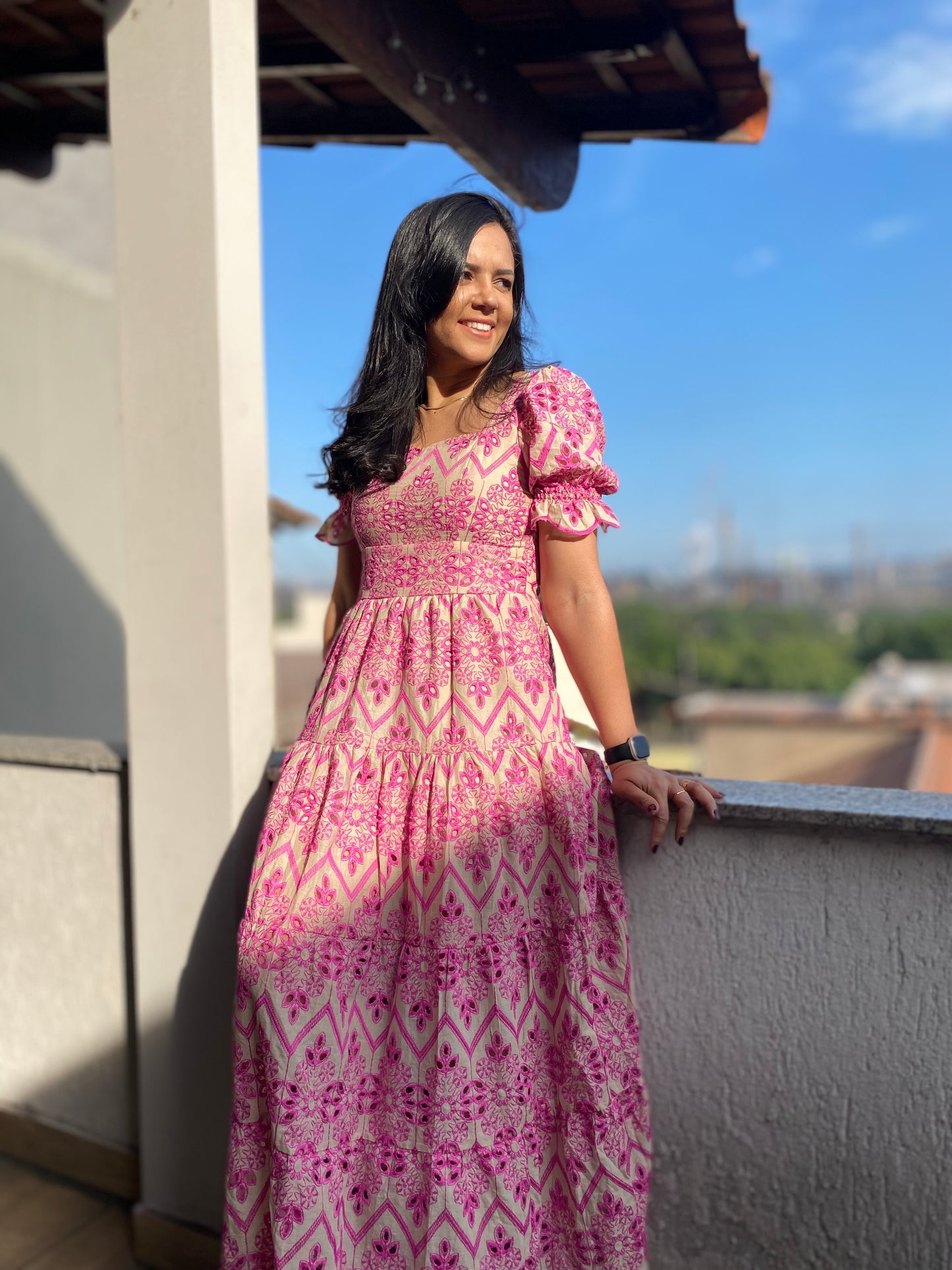 VESTIDO LAVÍNIA ROSA