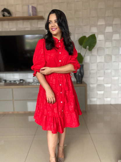 VESTIDO NATALY VERMELHO
