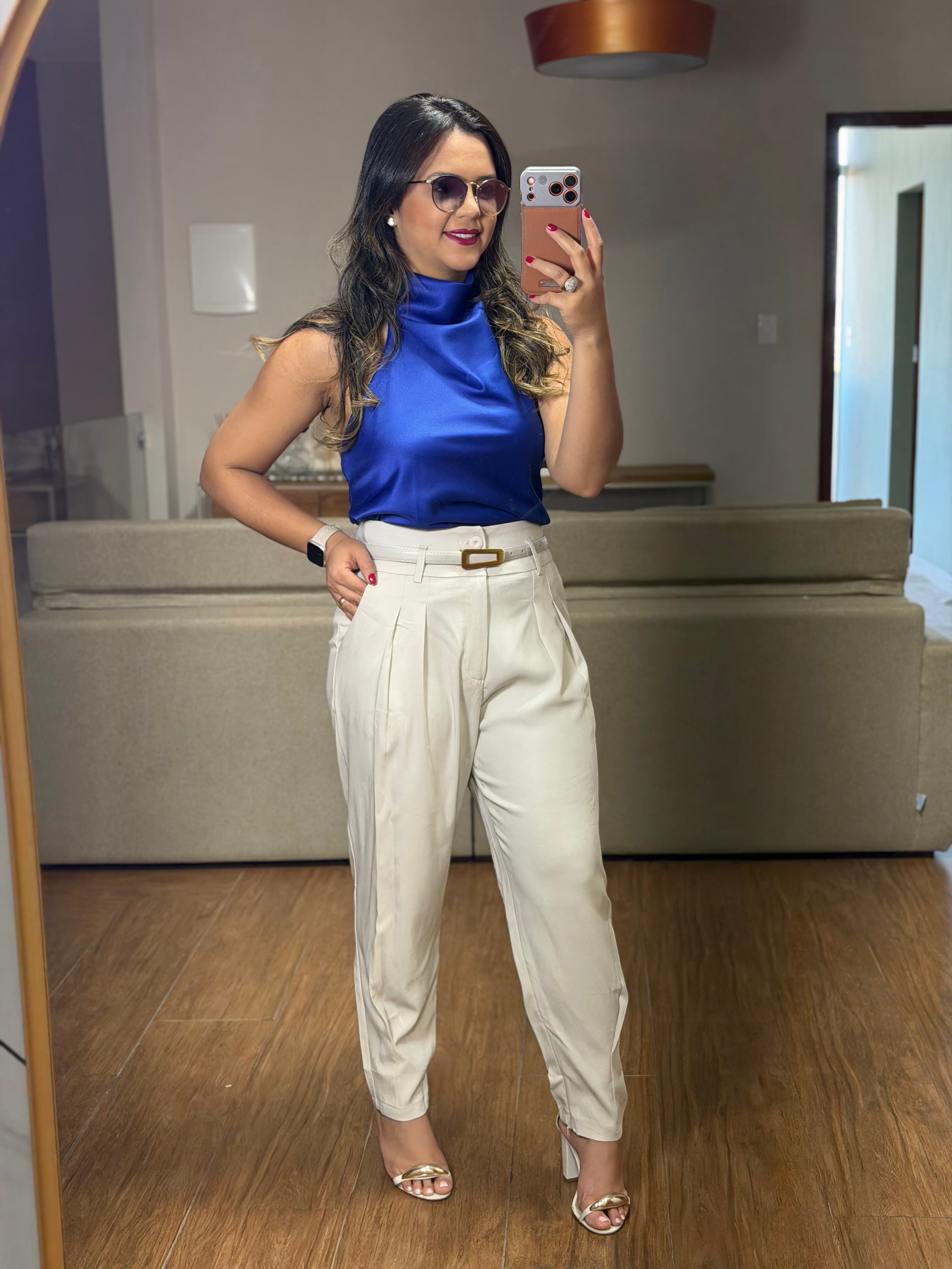 CALÇA ESTEFANY EM ALFAIATARIA