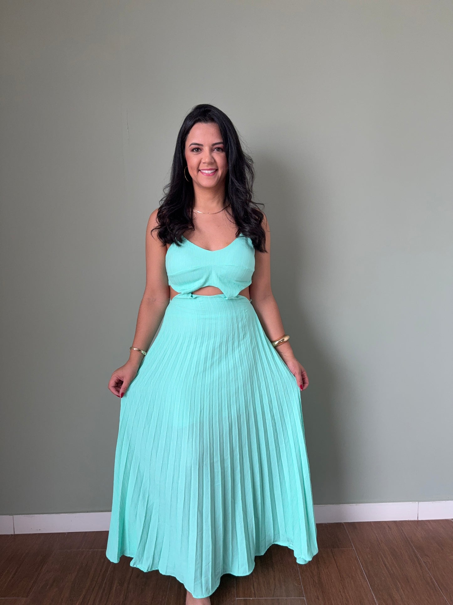 VESTIDO LUNA VERDE ÁGUA