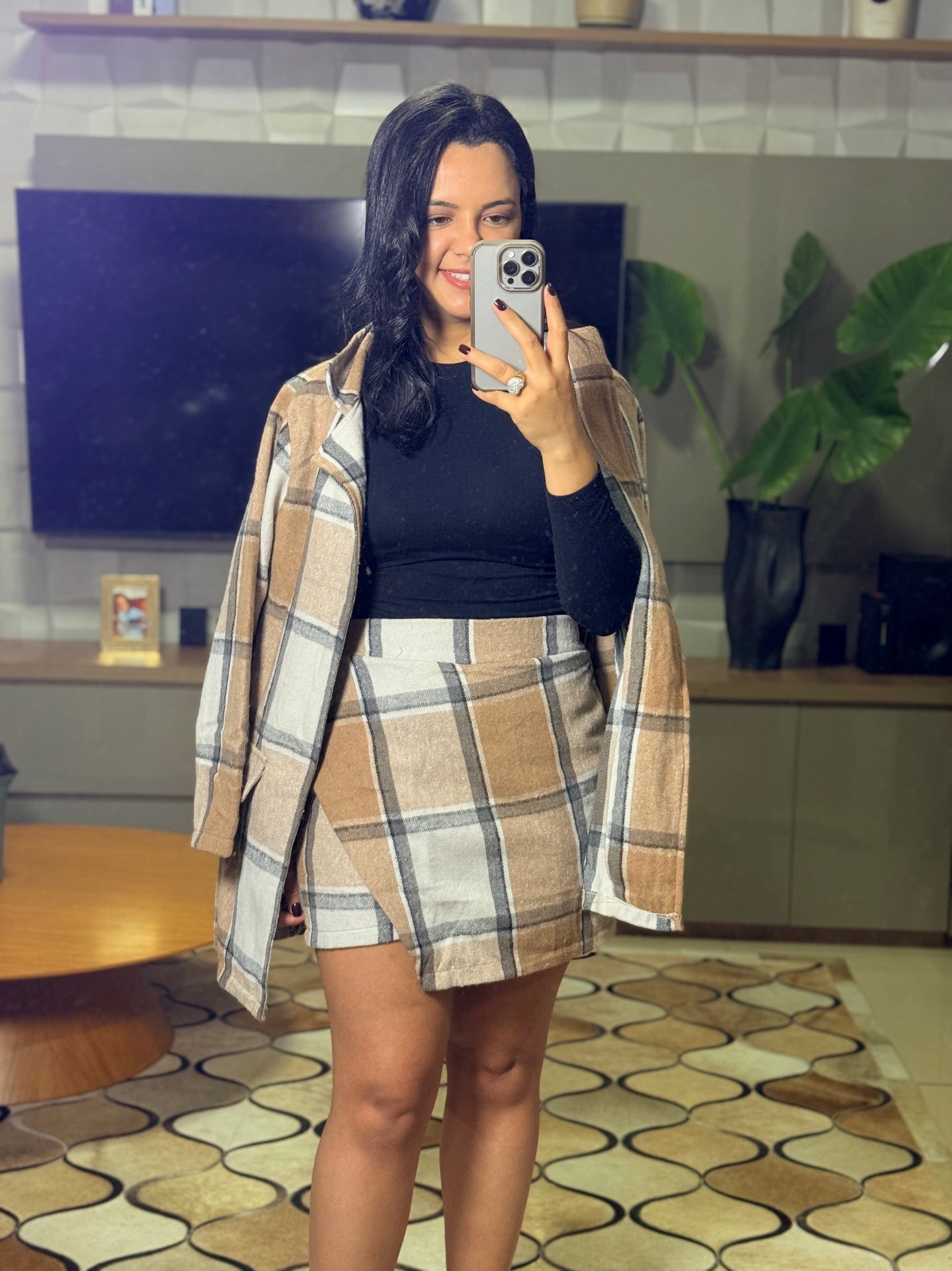 CONJUNTO XADREZ MARROM