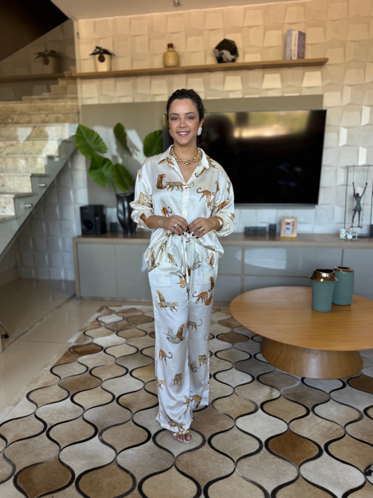 CONJUNTO SAFARI CHAMPANHE