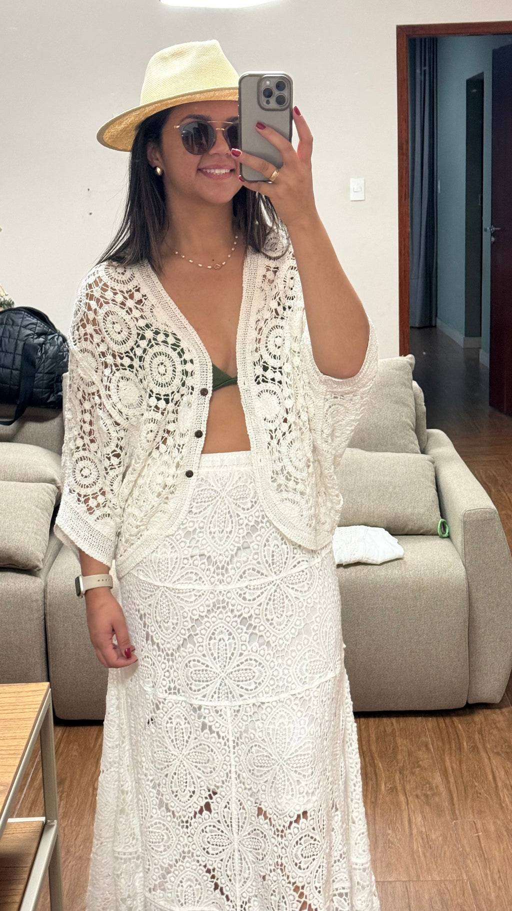 CONJUNTO RIVIERA EM RENDA GUIPIR