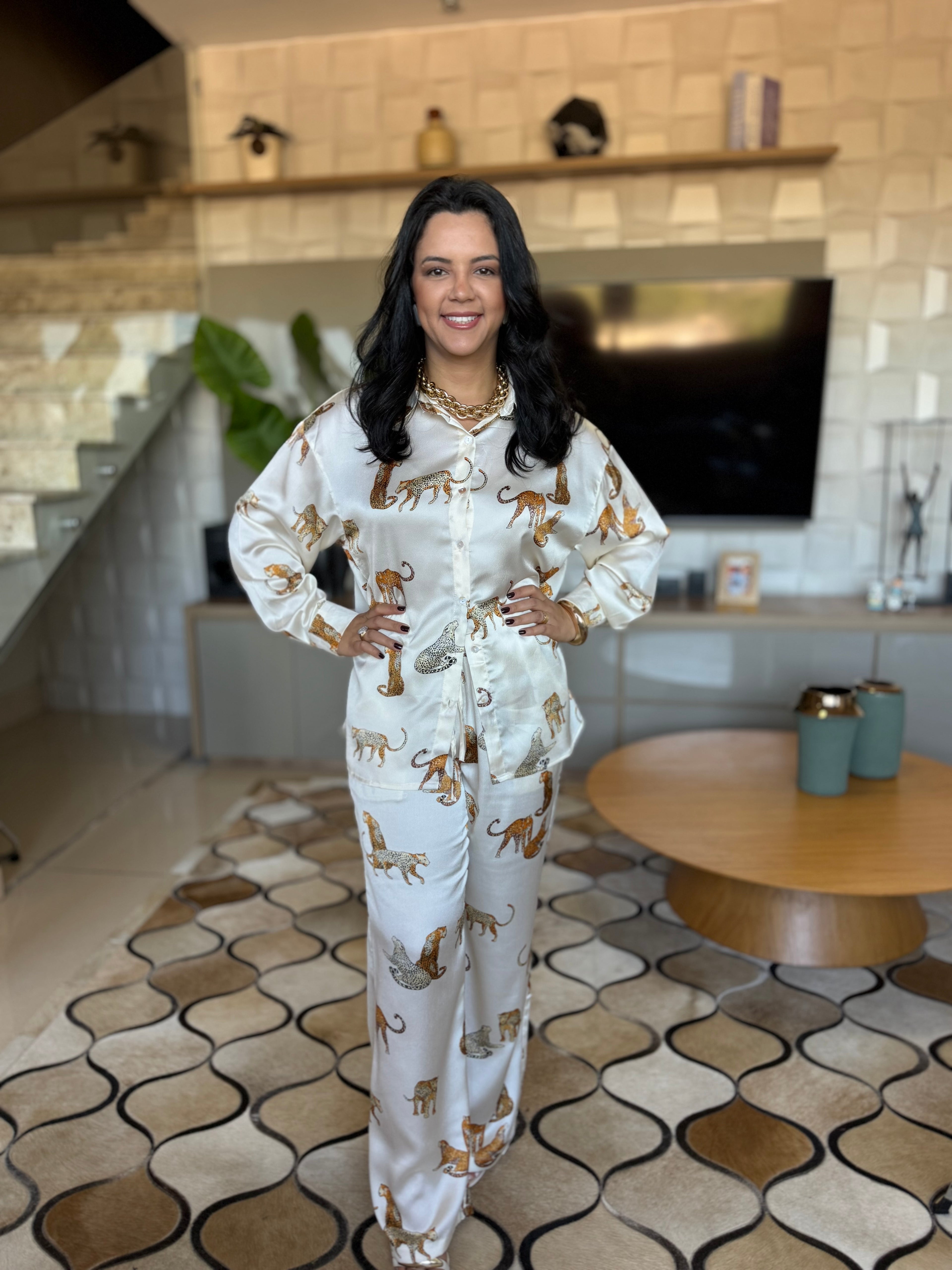 CONJUNTO SAFARI CHAMPANHE