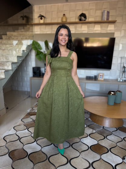 VESTIDO TAYLANA VERDE