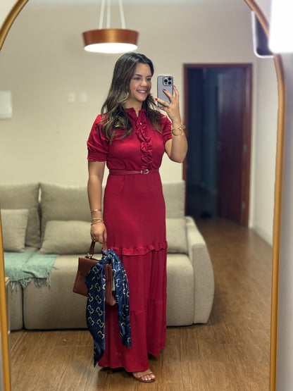 VESTIDO MARISTELA VERMELHO