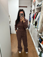 CONJUNTO VALERIA MARROM