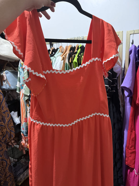 VESTIDO GLAU LARANJA