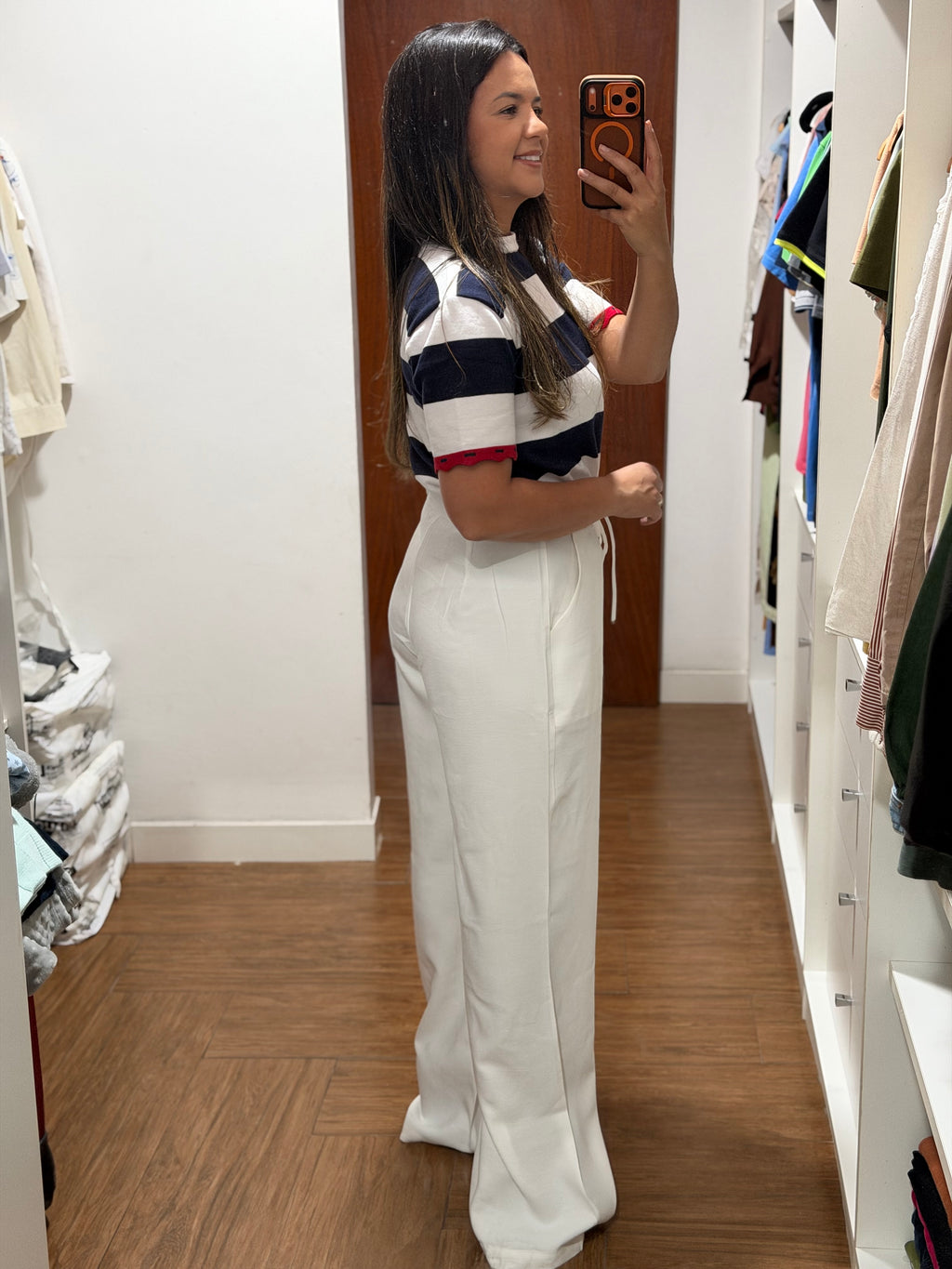 CALÇA PANTALONA LUA COM AMARRAÇÃO
