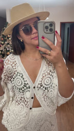 CONJUNTO RIVIERA EM RENDA GUIPIR