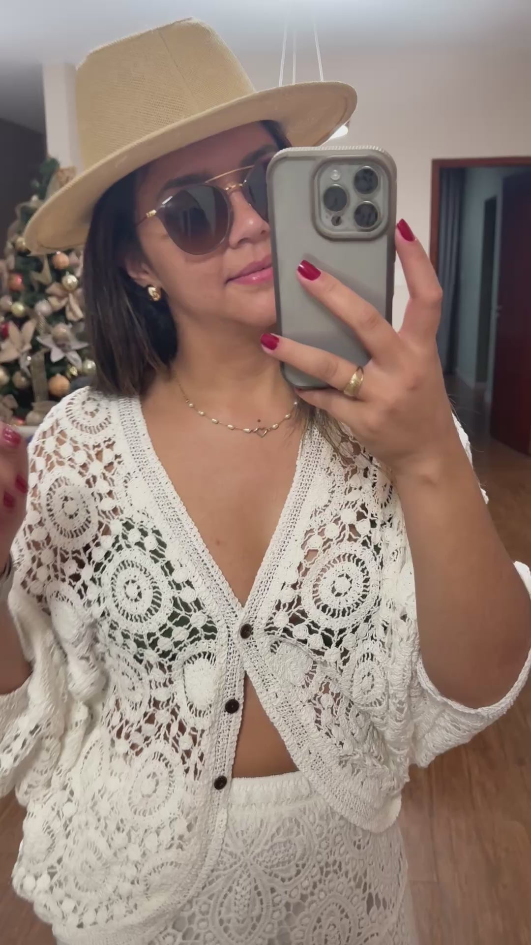 CONJUNTO RIVIERA EM RENDA GUIPIR