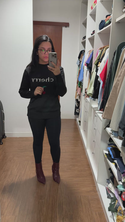 BLUSA TRICÔ CHERRY